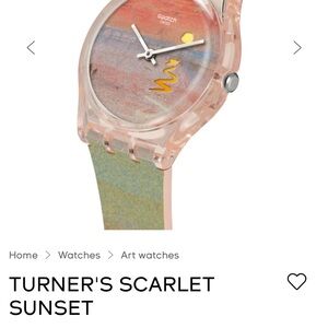 Swatch Art Watch - Turner's Vibrant Sunset